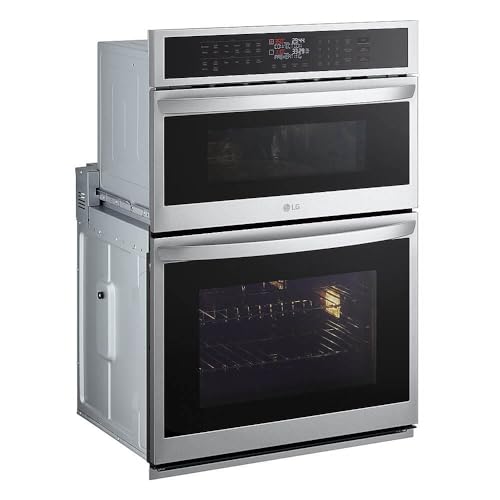 Unboxed LG WCEP6423F in kitchen setting
