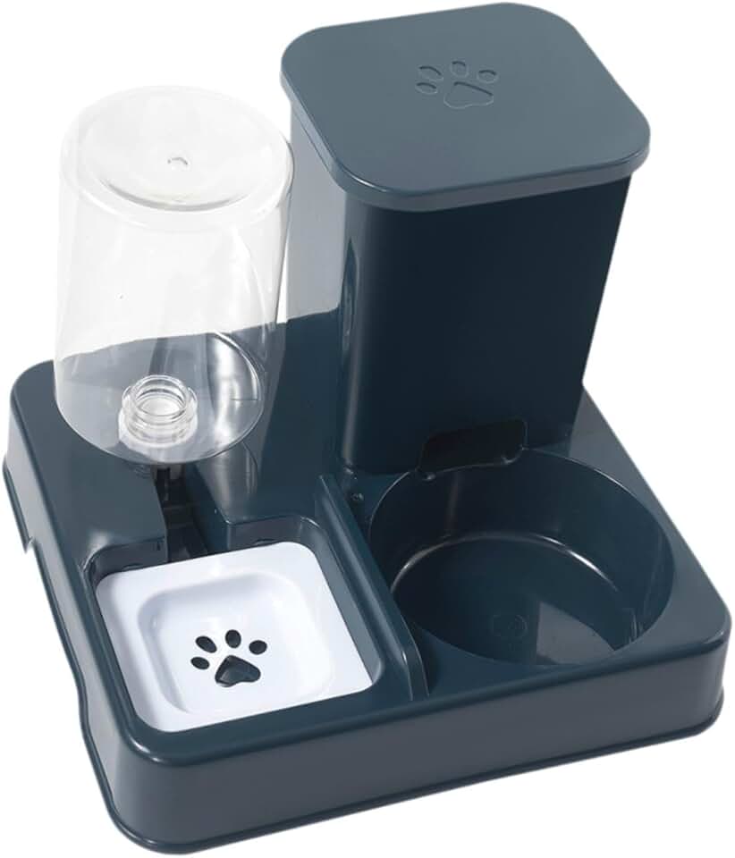 Cat Feeder and Water, Automatic Dog Cat Feeder