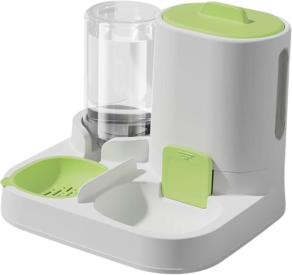 Generic 2 in 1 Automatic Pet Feeder Removable Portable Convenient Drinking Cats Feeder