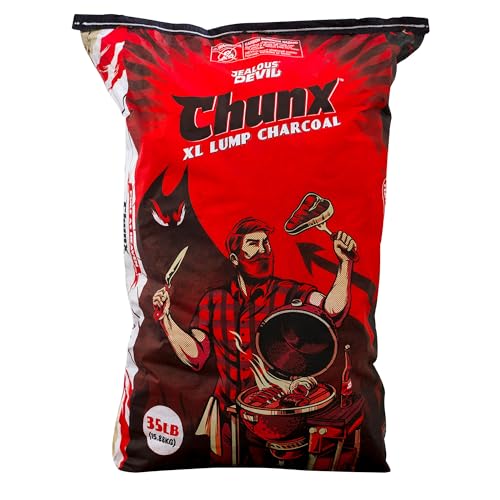 Jealous Devil Chunx XL Lump Charcoal, 100% All Natural BBQ Hardwood
