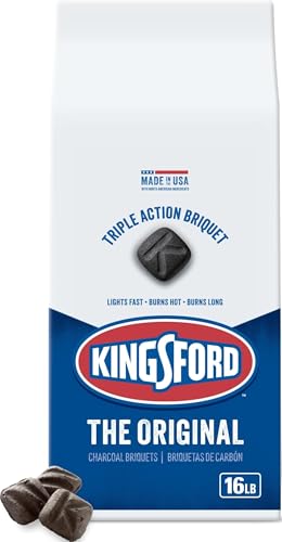 Kingsford Original Charcoal Briquettes, BBQ Charcoal for Grilling, 16 Pounds (Package May Vary)