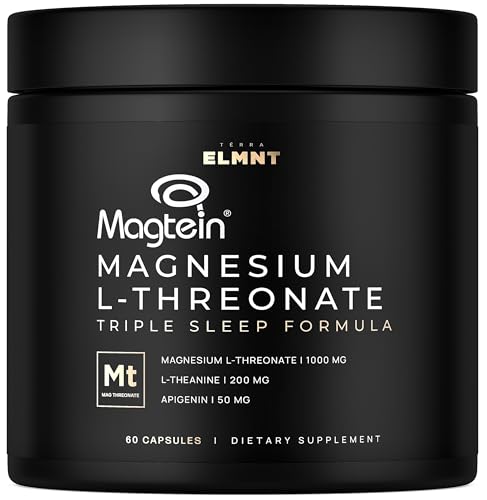 Triple Sleep Magnesium L-Threonate w. Apigenin, Theanine & Magtein Magnesium L Threonate