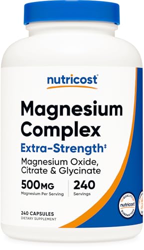 Nutricost Magnesium Complex Extra Strength 500mg, 240 Capsules