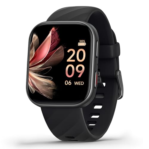 FITVII Health & Fitness Tracker (Answer/Make Calls), Smart Watch avec fréquence cardiaque 24/7 et tension artérielle, suivi du sommeil, moniteur d’oxygène sanguin, traqueur d’activité avec 120+ modes sport pour femmes et hommes