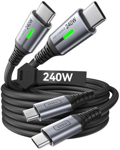 INIU USB C to USB C Cable, 240W Fast Charging Type C Charger Cord