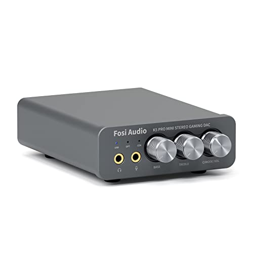 Fosi Audio K5 Pro DAC de jeu Amplificateur casque