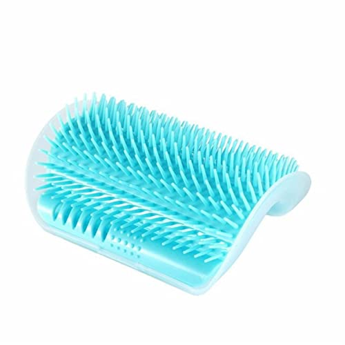 rrrrr Pet Products For Cats Brush Corner Cat Massage Self Groomer Comb Brush With Catnip Cat se frota la cara con un peine que hace cosquillas