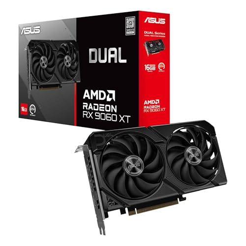Tarjeta gráfica ASUS Dual Radeon RX 9060 XT 16GB GDDR6