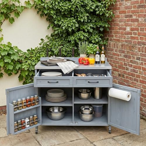 Outdoor Kitchen Sink with Stainless Steel Top