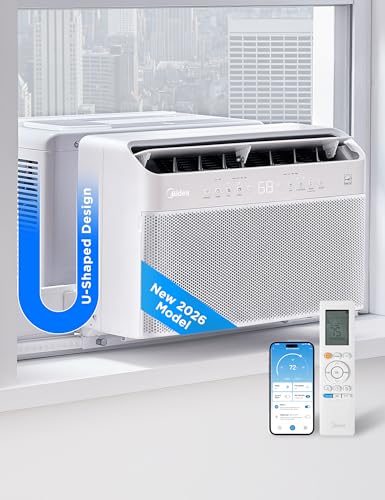 Midea 12,000 BTU U Shaped Smart Inverter Window Air Conditioner (2026 Edition)