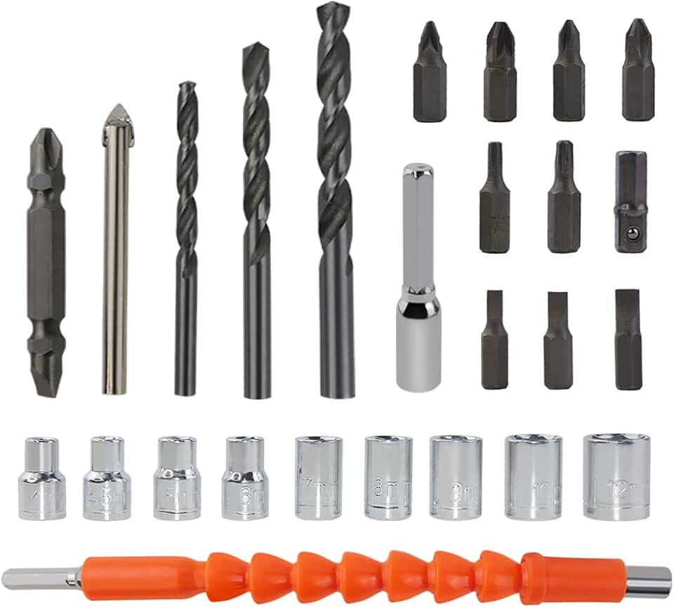 Cordless Drill Bit 26pcs Drill Accessories