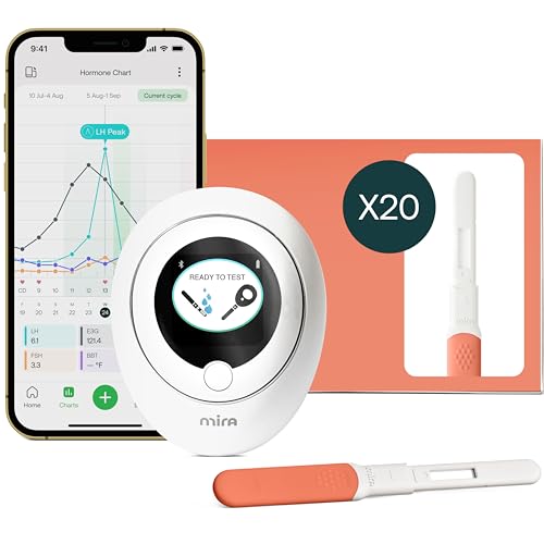Mira Ultra4 Fertility Kit, Ovulation Testing, PdG, LH, E3G & FSH, 20 Wands