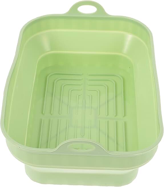 Unomor Air Fryer Liner Double Handle Silicone Mat