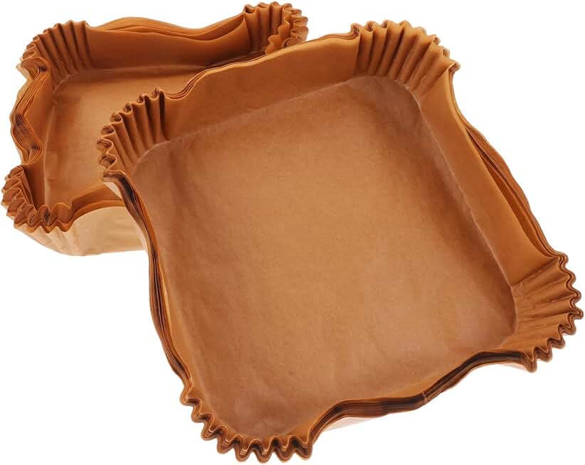 STOBAZA 100pcs Non-stick Square Air Fryer Paper Liners