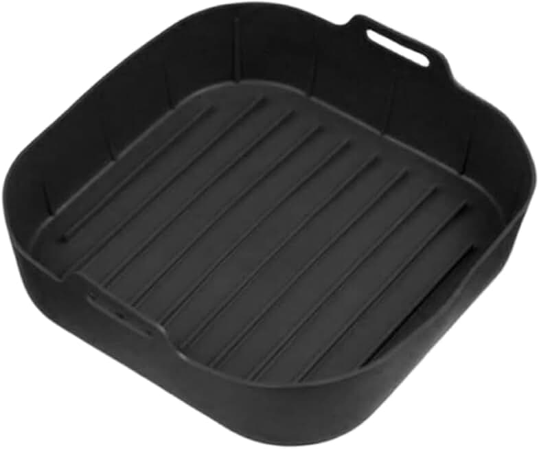 Air Fryer Liners Reusable Cooking Mats with Handle Design