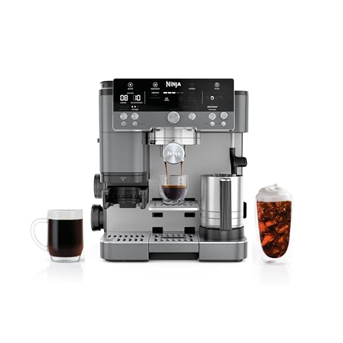 Ninja Luxe Café Premier 3-in-1 espresso, drip, and cold brew on a modern kitchen counter