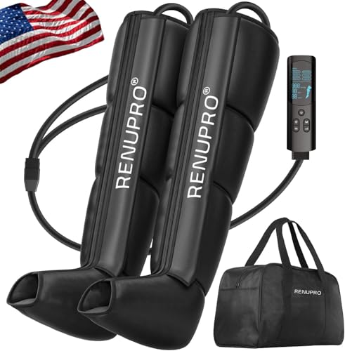 RENUPRO Leg Compression Massager, Air Compression Boots for Circulation