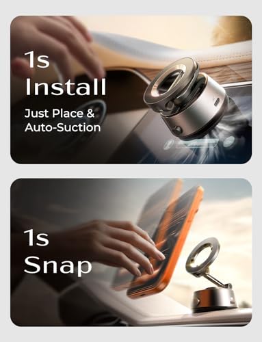 LISEN MagSafe car mount in car