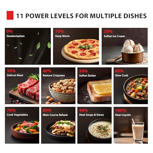 Toshiba ML-EM09PA(BS) on a kitchen counter with a sleek black stainless finish