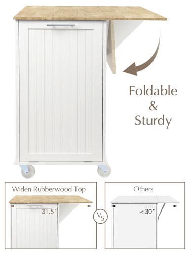 Unboxed OtterOasis island showing interior storage and towel bar