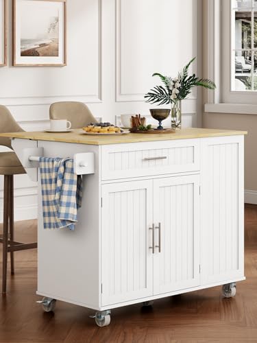 OtterOasis storage island showing spacious cabinet and shelf configuration