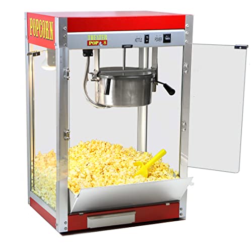 Paragon Theater Pop popcorn machine front view on a counter