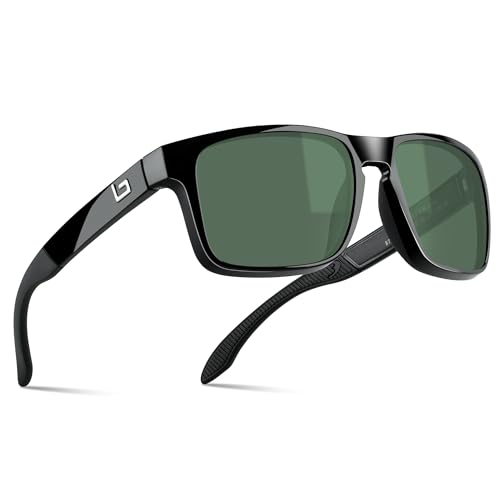B.N.U.S Sunglasses Corning Glass Lens, Non-Polarized for Men Women