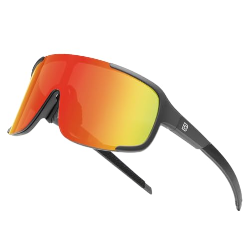 DUCO Cycling Sunglasses Non-Polarized UV400 Protection DC0025