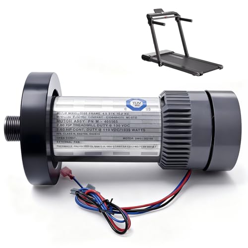 M-405565 Treadmill Dc Drive Motor with Flywheel, 2.80 HP 130V 1939W Treadmill Motor Compatible with Nordictrack & Proform-362190, 356334, 405618, 349568, C3364B4370M