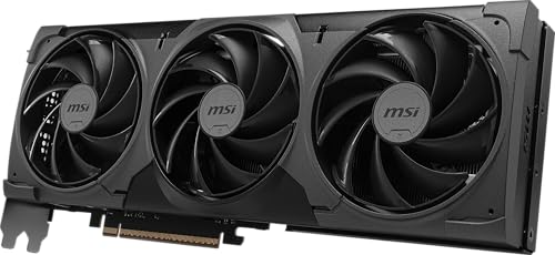 msi Gaming RTX 5070 Ti 16G Ventus 3X OC Black Graphics Card (16GB GDDR7, 256-bit, Extreme Performance: 2482 MHz, DisplayPort x 3 2.1a, HDMI 2.1b, NVIDIA Blackwell Architecture)