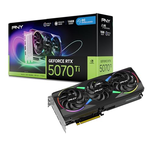 PNY GeForce RTX 5070 Ti Epic-X ARGB OC Triple Fan