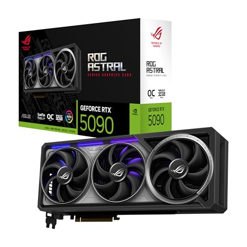 ASUS ROG Astral NVIDIA GeForce RTX 5090 32GB GDDR7 OC Edition Gaming Graphics Card
