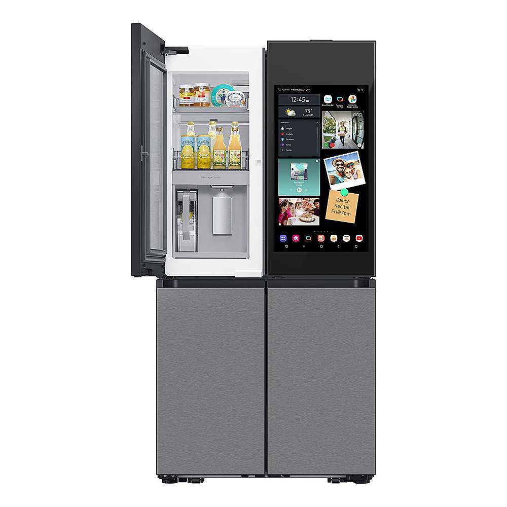 Samsung Bespoke 29 Cu. Ft. 4-Door Flex French Door Smart Refrigerator interior view