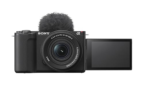 Sony Alpha ZVE10 II - APS-C Interchangeable Lens Mirrorless Content Creators’ Camera - Black - with Lens