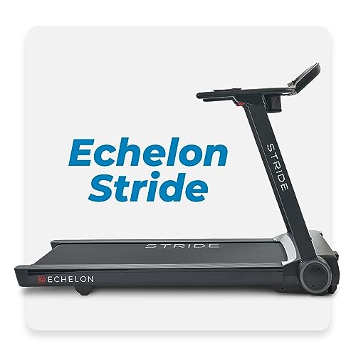 Folded Echelon Stride Treadmill stored in a small apartment corner