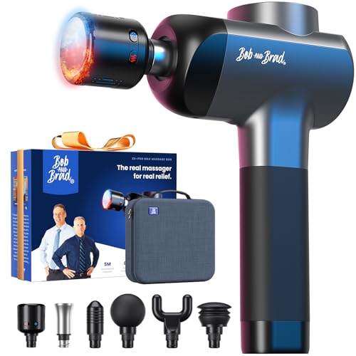 BOB AND BRAD X6 Pro Max Massage Gun with Heat and Cold, FSA Eligible HSA