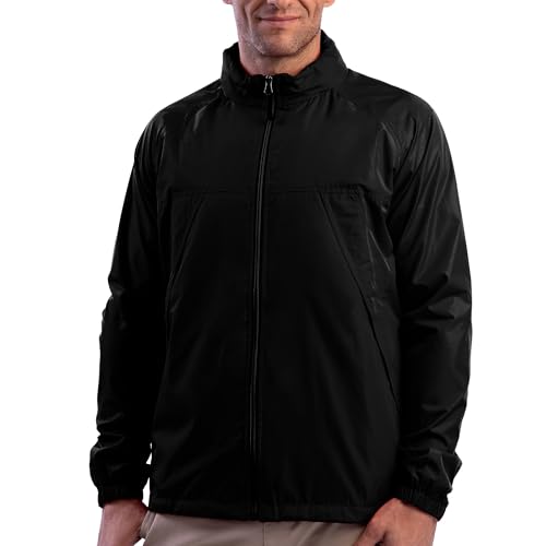 SCOTTeVEST Pack Windbreaker for Men (Black, Medium)