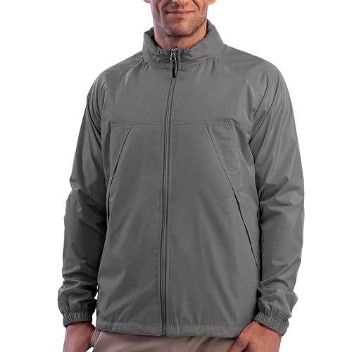 SCOTTeVEST Pack Windbreaker for Men (Graphite, X-Large)