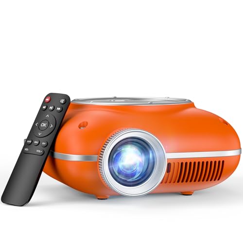 HOMPOW Mini Projector with Two -Way Bluetooth
