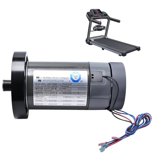 Treadmill Dc Drive Motor with Flywheel, 3.0 Hp 130 Vdc 2238 Watts, M-405560 treadmillmotor compatibel met Nordictrack en Proform Performance 800i/Thineline Prodesk/Power 795
