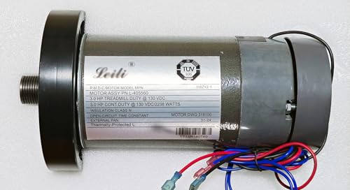 M-405560 Treadmill DC Drive Motor with Flywheel, 3.0 HP 130 VDC 2238 Watts, geschikt voor NordicTrack C 990/C 900 I/C 950I/C 910I/NT C 950I, voor ProForm Performance 800I/THINELINE PRODESK/Power 795