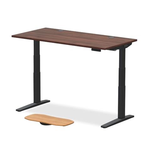 UPLIFT DESK V3 2-Leg Walnut Laminate Wood Standing Desk