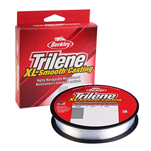 Berkley Trilene® XL®, Clear, 8lb | 3.6kg, 330yd | 301m Monofilament Fishing Line, Geschikt voor zoetwateromgevingen