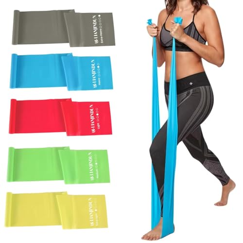 Lianjindun 5 Pcs Professional Resistance Bands