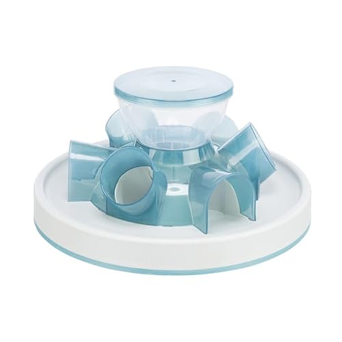 TRIXIE Tunnel Slow Feeder for Cats and Dogs, Interactive Cat Toy, Pet Food Dispenser, Treat Dispenser