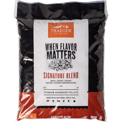 Traeger Grills Signature Blend 100% All-Natural Wood Pellets